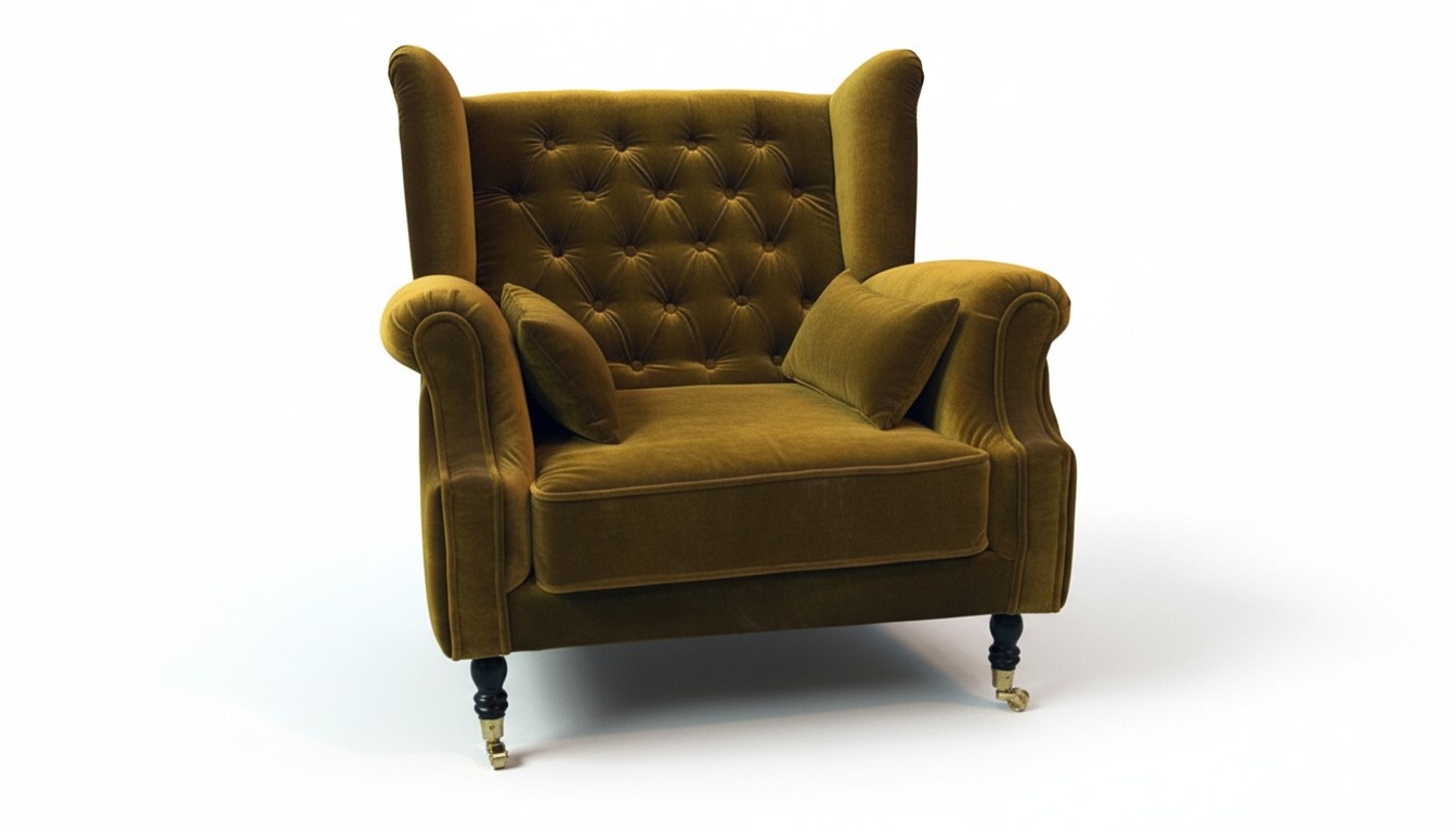 Chesterfield Ohrensessel Sessel Couch Relax Polster Designer Couchen Liverpool