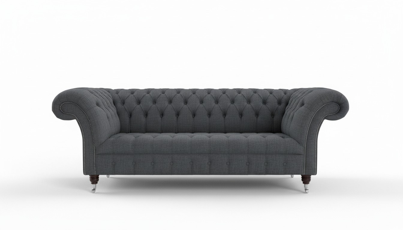Chesterfield Polstermöbel Designer Sofa 3-Sitzer Neu Premium Class Luxusstoffe