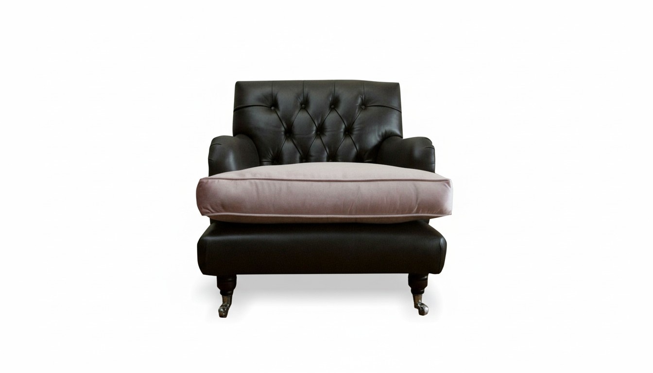 Chesterfield Sessel Textil Sofa Stoff Couch Polster Sofas Couchen Club Lounge