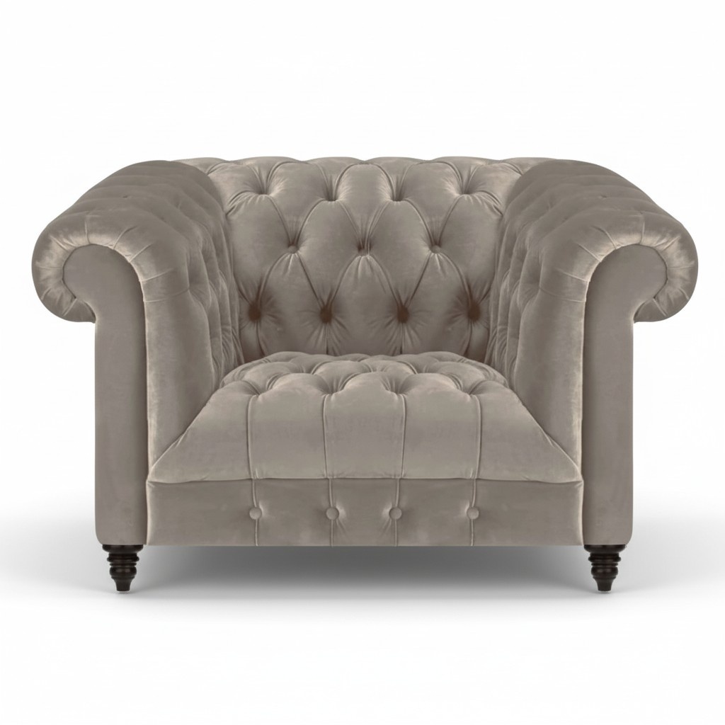 Chesterfield Sessel Wohnzimmer Polstermöbel Sitz Polstersessel Neu Einrichtung