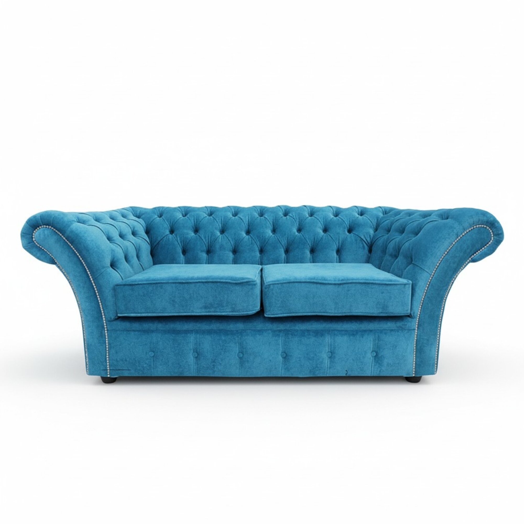 Chesterfield Sofa Couch Polster Sofas Klassischer 2Sitzer Leder Stoff Winchester