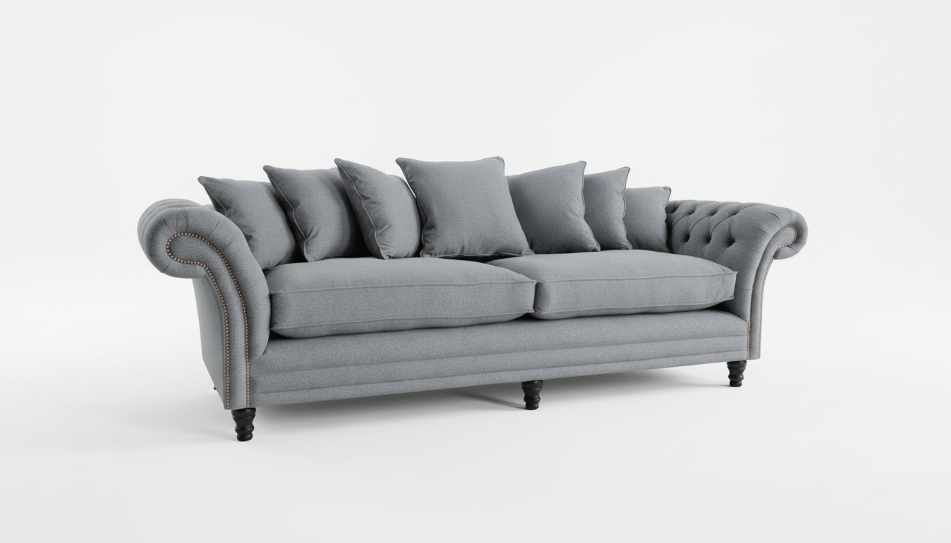 Chesterfield Sofa 3 SITZER Polster Designer Couchen Sofas Garnitur Neu 2016-056