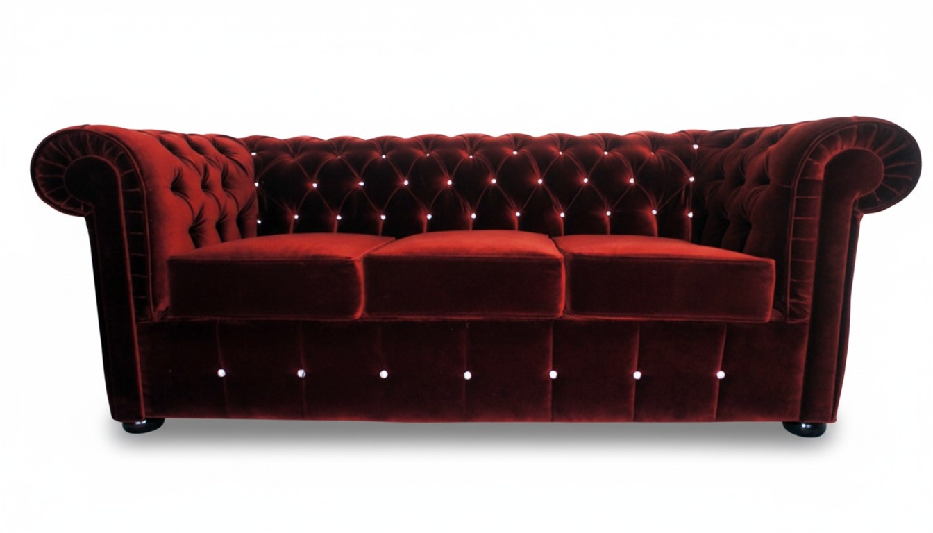 Chesterfield Sofa Couch Polster Designer 3 Sitzer Garnitur Sofas Neu CHESTER 4