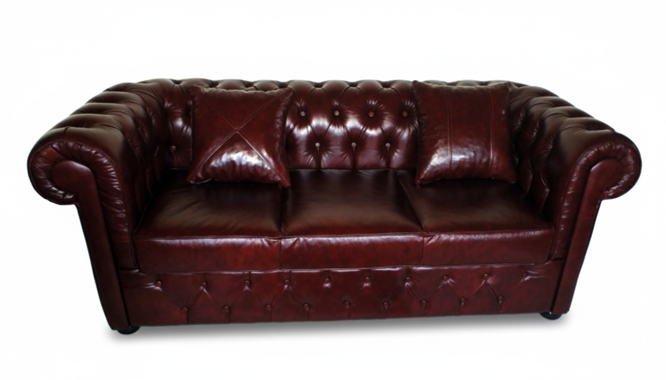 Chesterfield Sofa Couch Polster Designer 3 Sitzer Garnitur Sofas Neu CHESTER 5