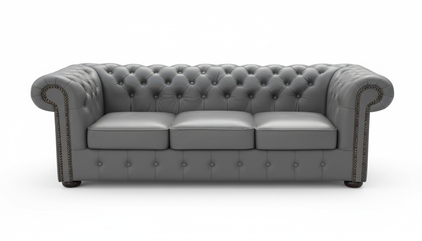 Chesterfield Sofa Napoli Designer Couchgarnitur SOFORT LIEFERBAR Ledersofa Neu
