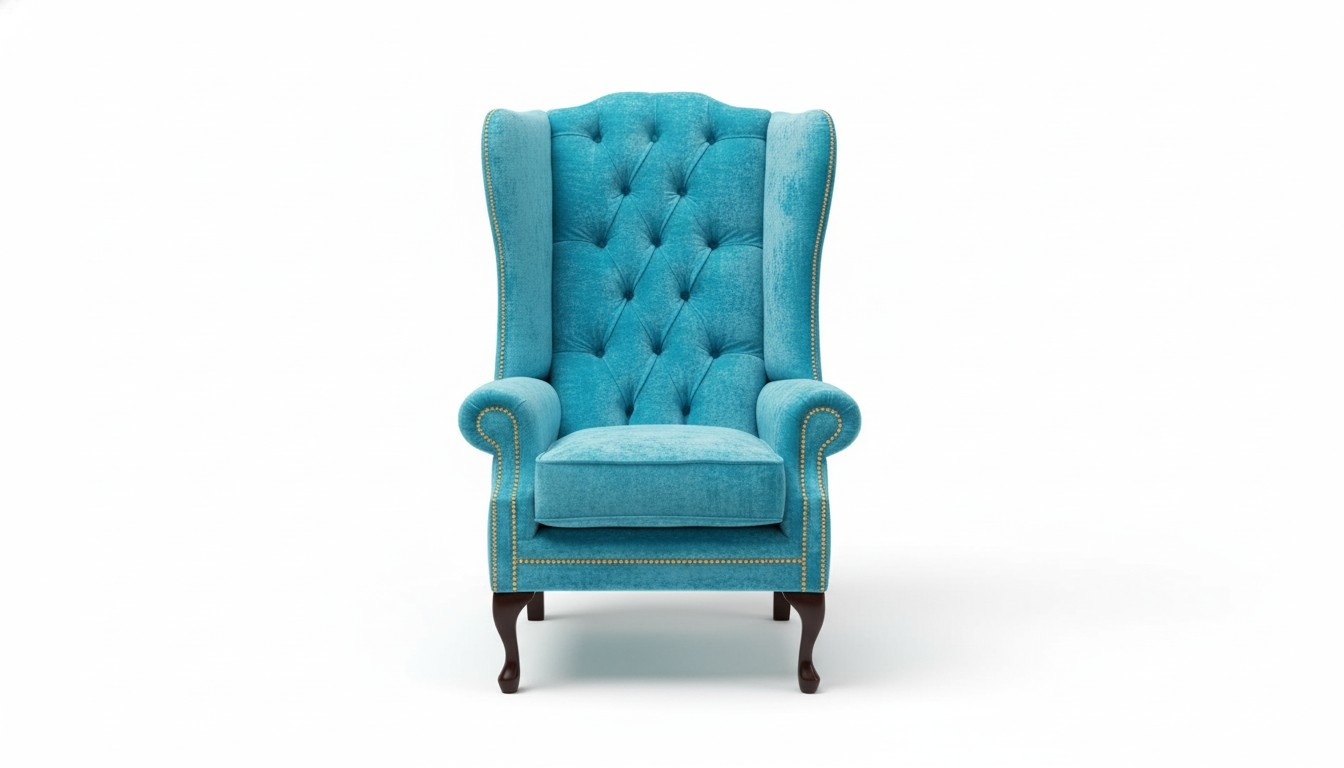 Chesterfield Sofa Sessel Couch Polster 1 Sitzer Textil Leder Ohrensessel Polster
