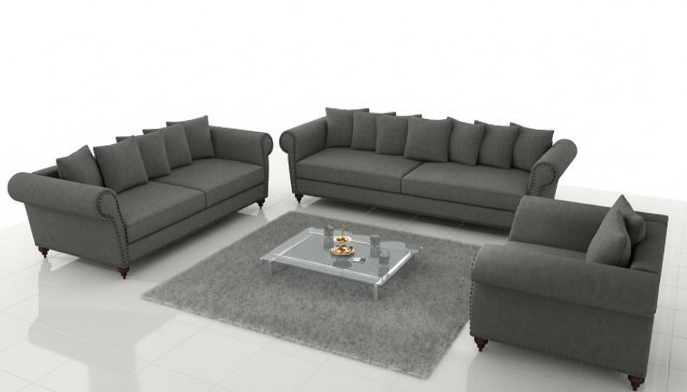 Chesterfield Sofagarnitur 5+4+1 Sofa Couch Polster Sitzer Big XXL Garnitur Neu