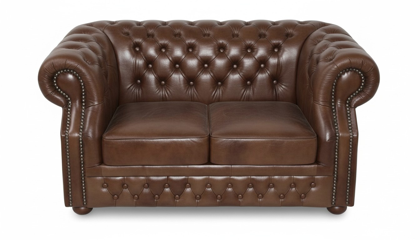 Chesterfield Textil Sofa Couch 3 Sitzer Polster Sitz Garnitur XXL Sofas Big Neu