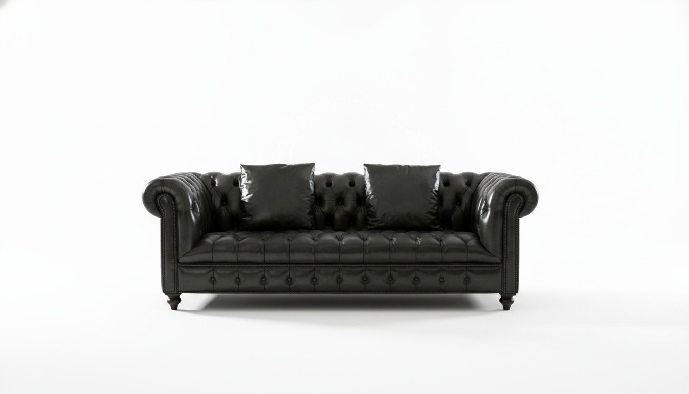Chesterfield William Couch Sofa Polster 3 Sitz Klassische Couchen Textil Leder