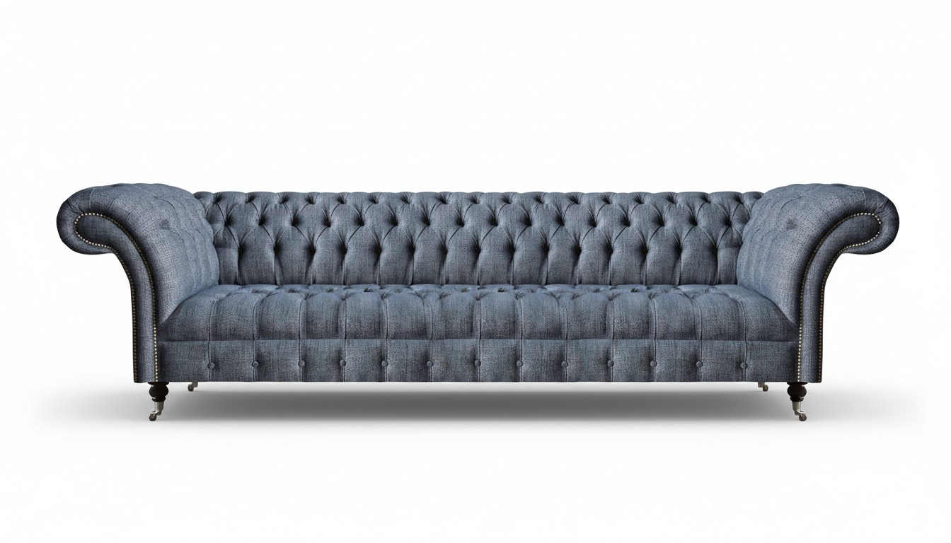 Chesterfield Wohnzimmer Sofas Exklusiver Viersitzer Sitzmöbel Couchen