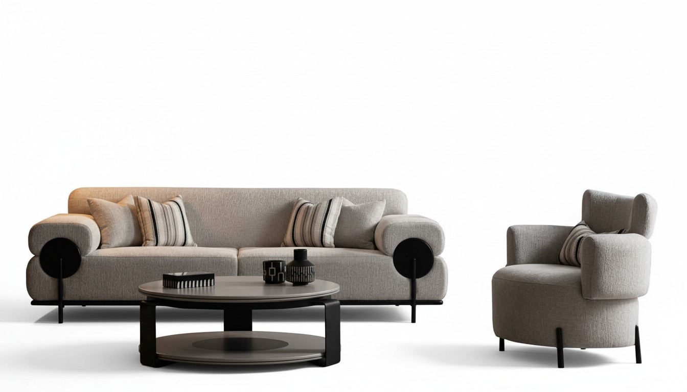 Couchgarnitur Weiß Sofa 3 sitzer Couchtisch Sessel Couch Wohnzimmer Set