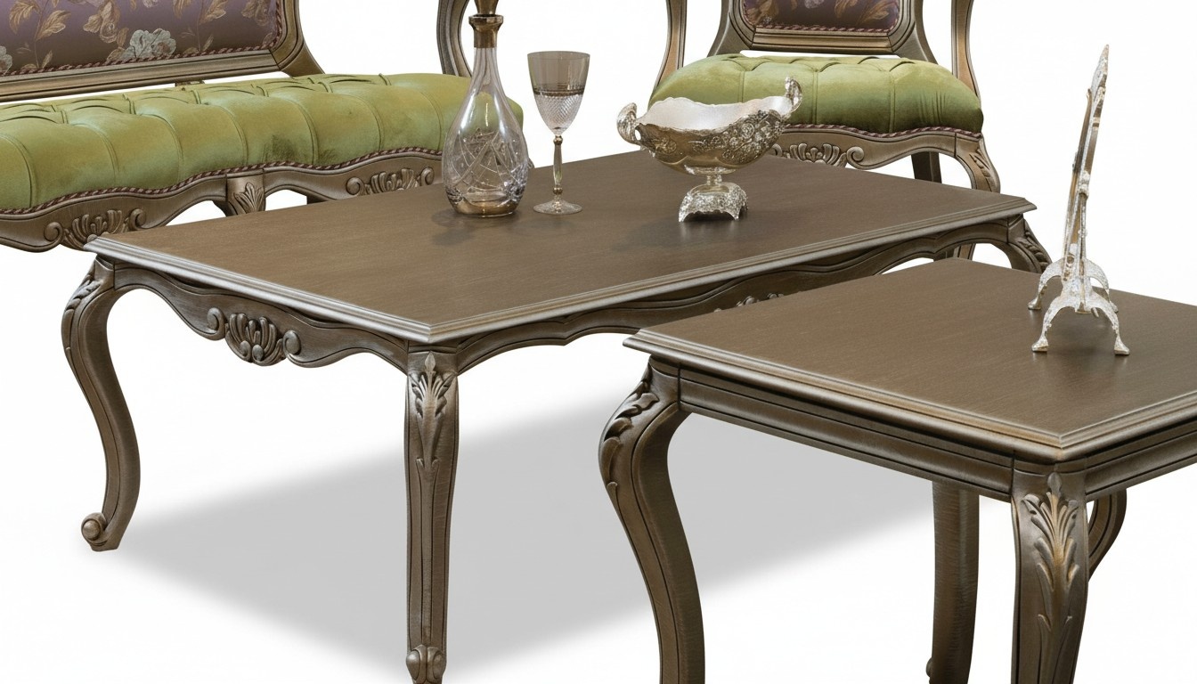 Couchtisch Beistelltisch Wohnzimmer Holz Tische Beistell Luxus Stil Tisch