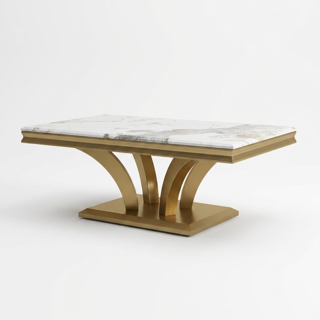 Couchtisch Design Wohnzimmer Luxus Couchtische Tische Möbel Gold 115x70