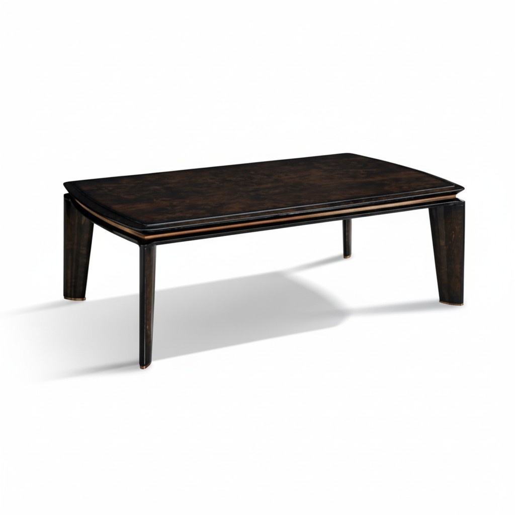 Couchtisch Dunkelbraun Holz Luxus Wohnzimmer Neu Modern Design Möbel Tisch Neu