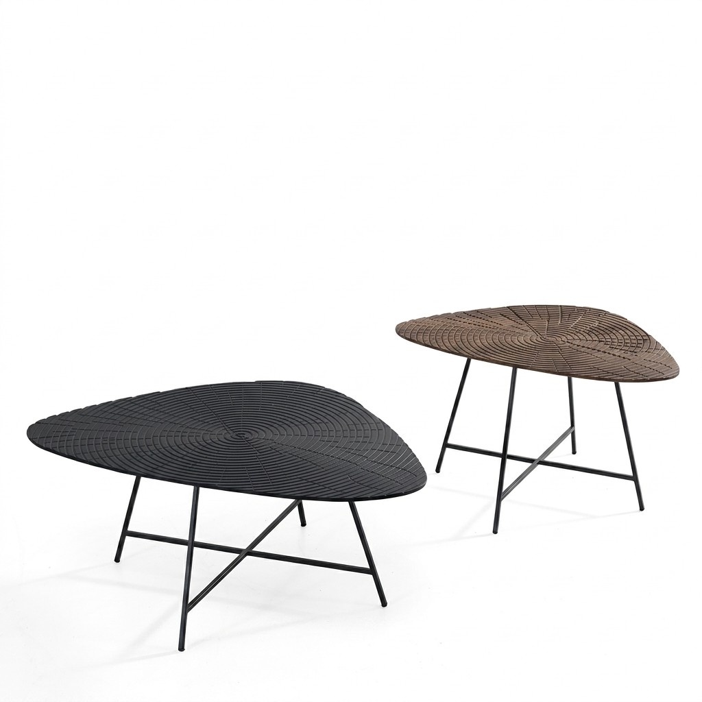 Couchtisch Holz Beistelltisch Kaffeetisch Designer Wohnzimmertisch 2 tlg.