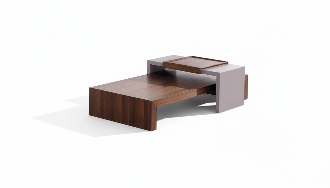 Couchtisch Kaffeetisch Moderne Beistelltisch Design Tisch Tische Holz Servier