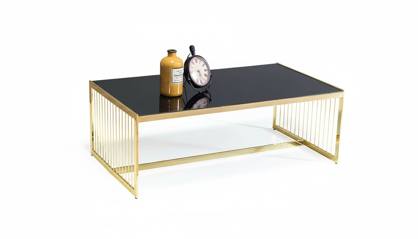 Couchtisch Kaffeetisch Wohnzimmer Tisch Beistelltisch Sofatisch Gold