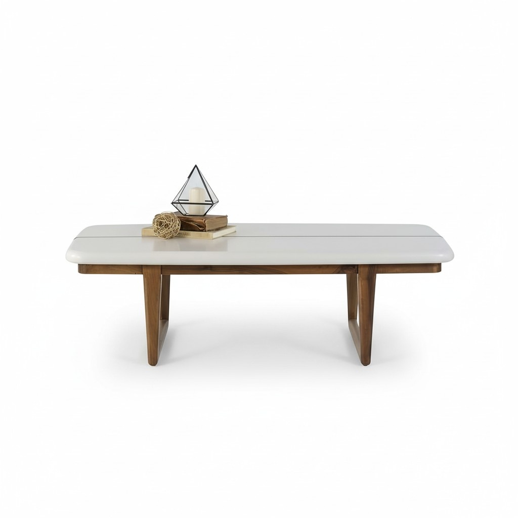 Couchtisch Kaffetisch Holztisch Beistelltisch Holz Weiß Wohnzimmermöbel Neu