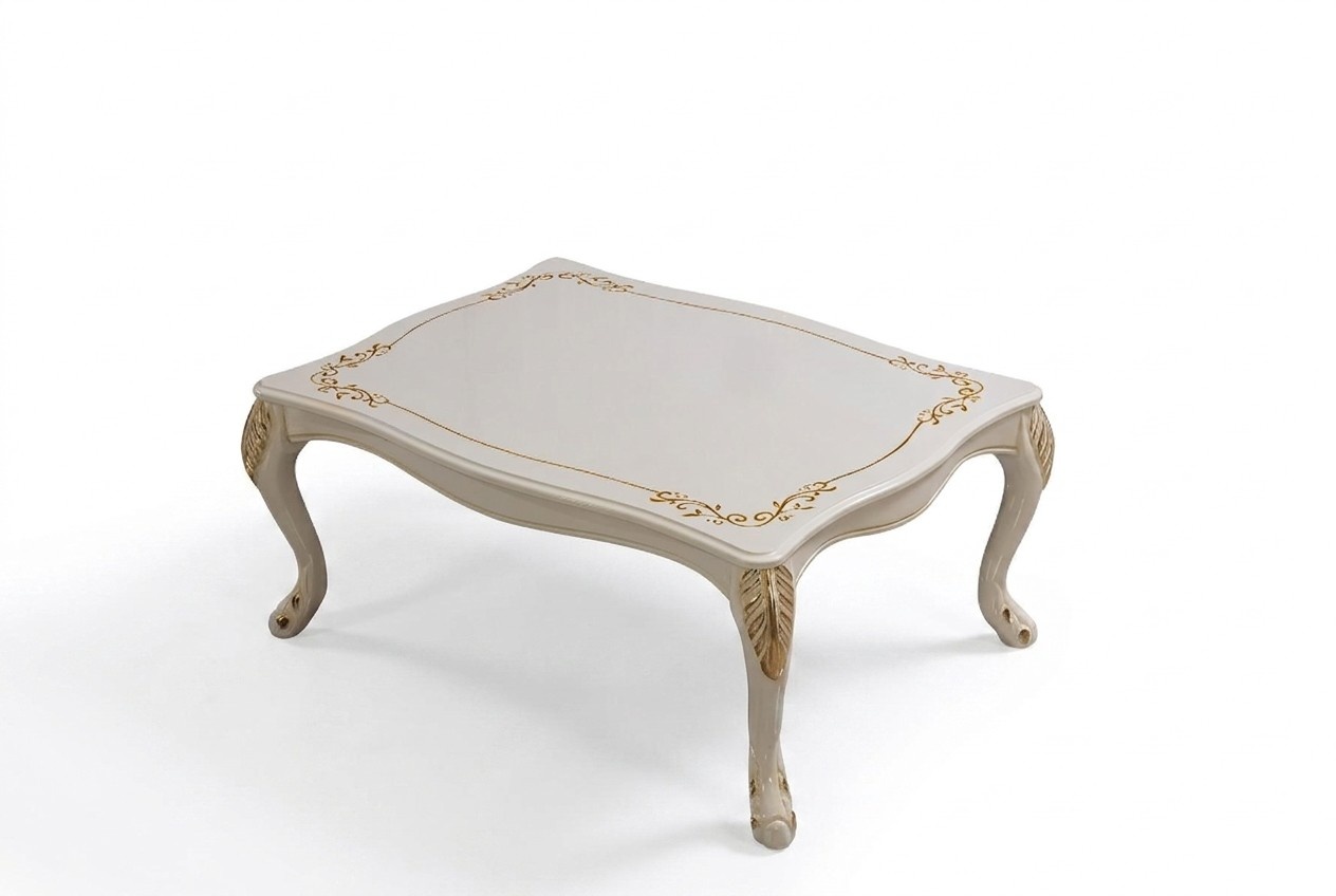 Couchtisch Klassische Beistelltisch Luxus Wohnzimmer Design Tisch Möbel Holz Neu