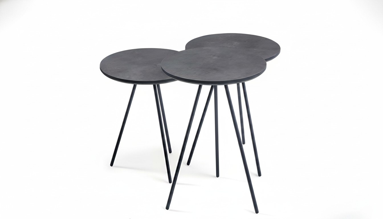 Couchtisch Set 3x Beistelltische Wohnzimmertische Designer Kaffeetische
