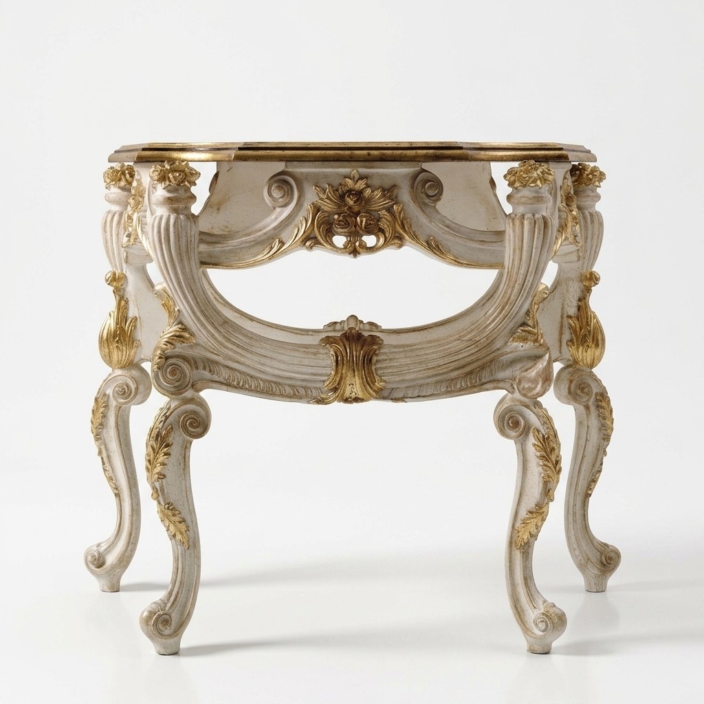 Couchtisch Tisch Beistelltisch Wohnzimmertisch Holz Royal Beistell Barock Tische