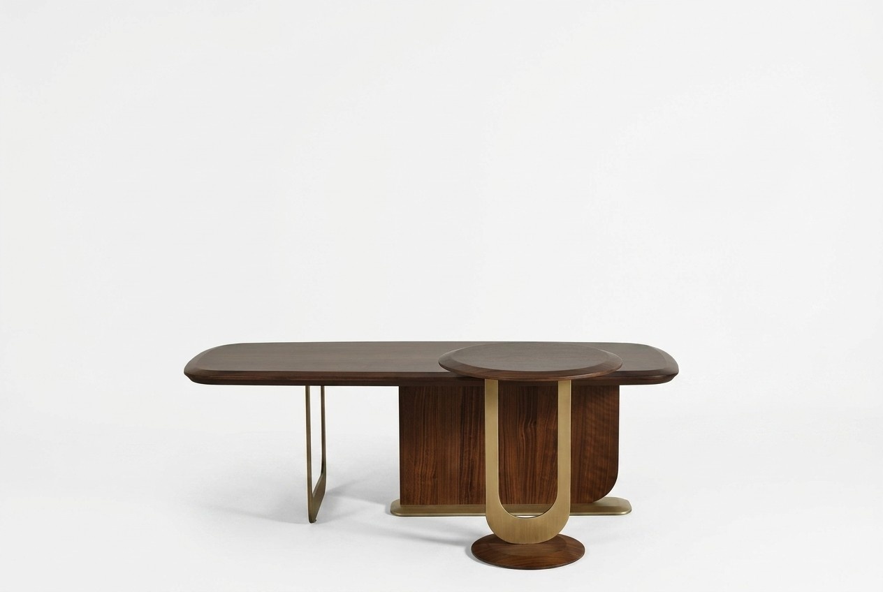 Couchtisch und Beistelltisch für das Wohnzimmer im modernen Stil.