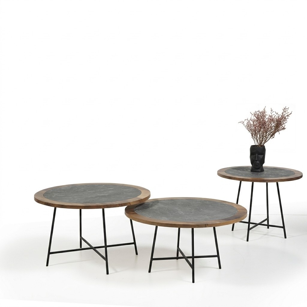 Couchtische Design Tische Wohnzimmertisch 3 tlg. Beistelltisch Luxus Tisch