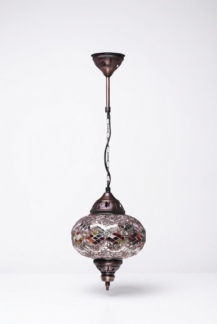 Deckenleuchter Lüster Kronleuchter Deckenlampe Lampen Glas Silber Neu