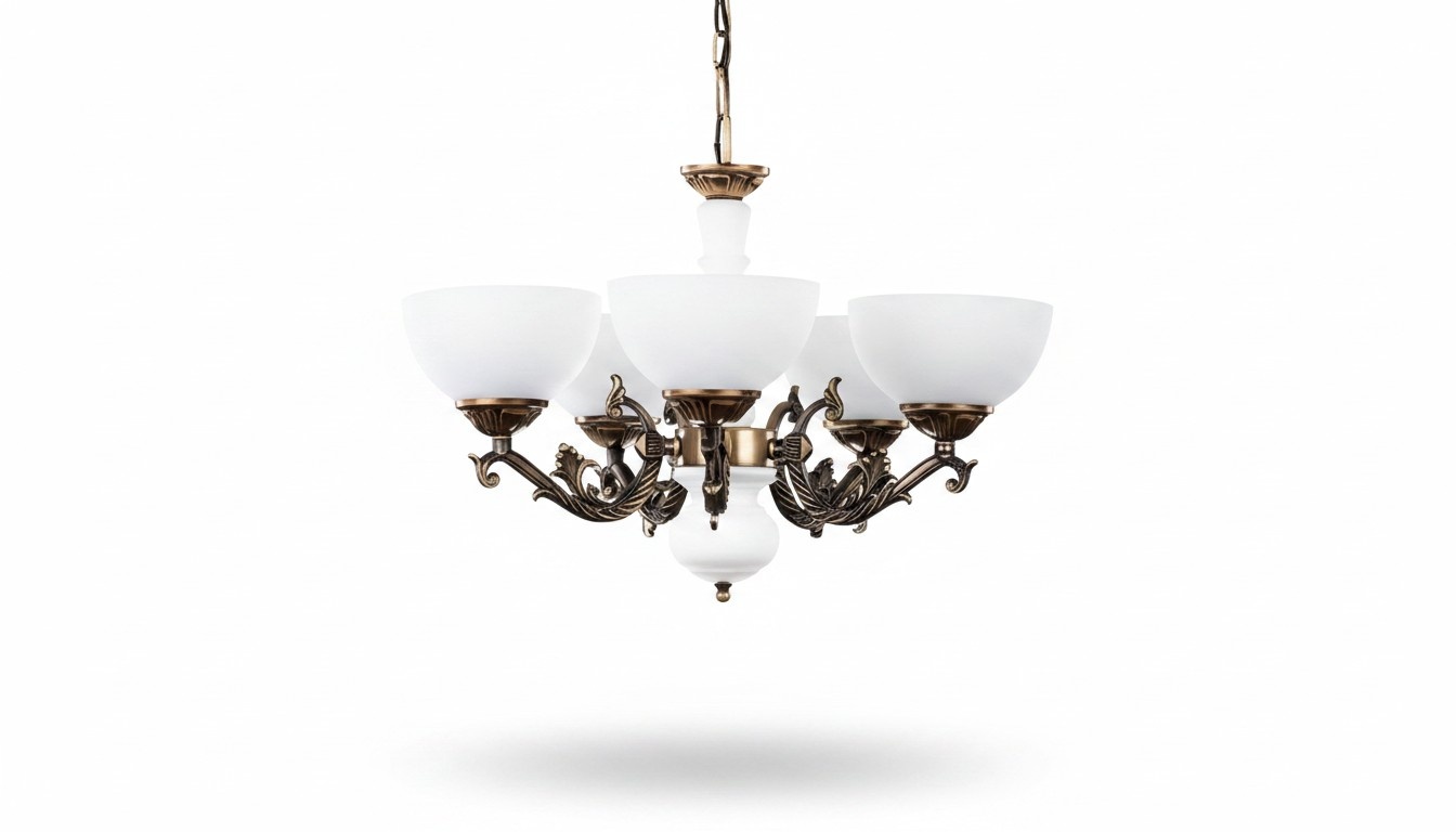 Deckenleuchter Lüster Kronleuchter Deckenlampe Lampen Braun Klassischе