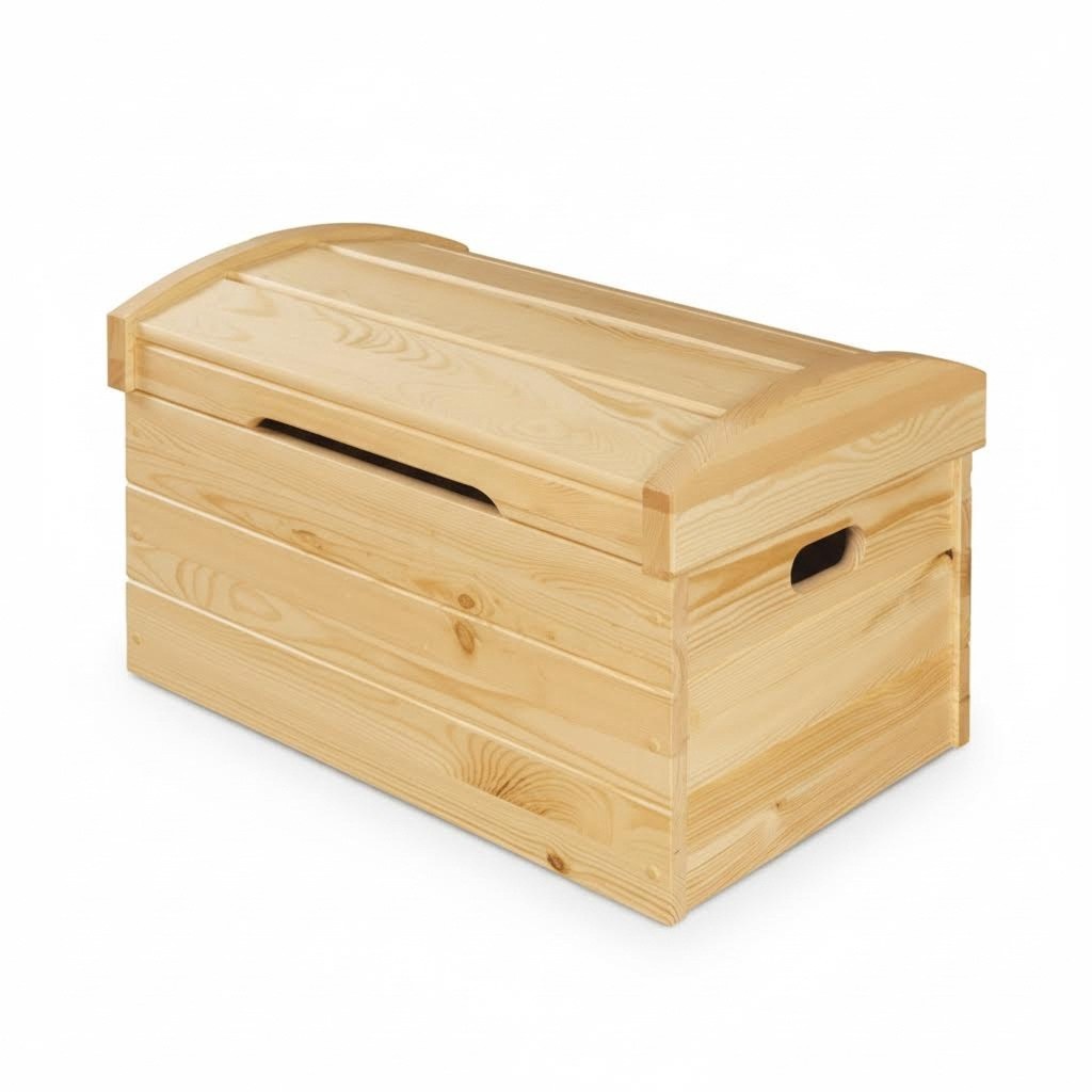 Deko Box Vollholz Möbel Holz Möbel Handarbeit Schatule Truhe Echtholz 68x44cm