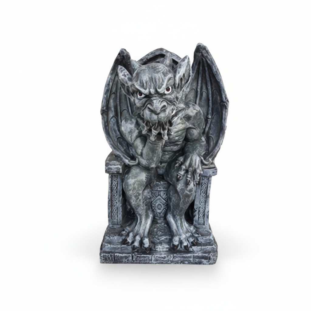 Deko Figur Statue Skulptur 47 cm FIguren Statuen Skulpturen Drachen Troll G22