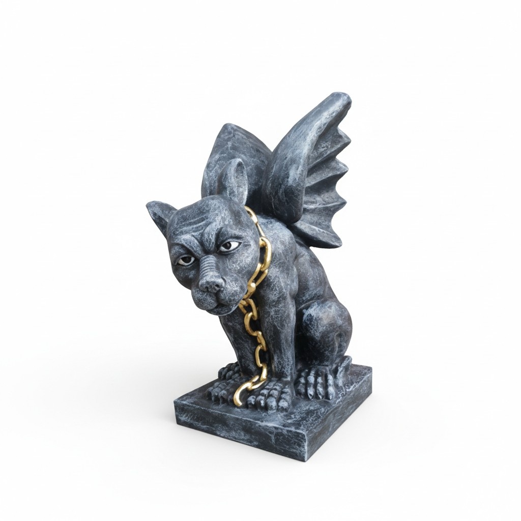 Deko Figur Statue Skulptur 50 cm FIguren Statuen Skulpturen Drachen