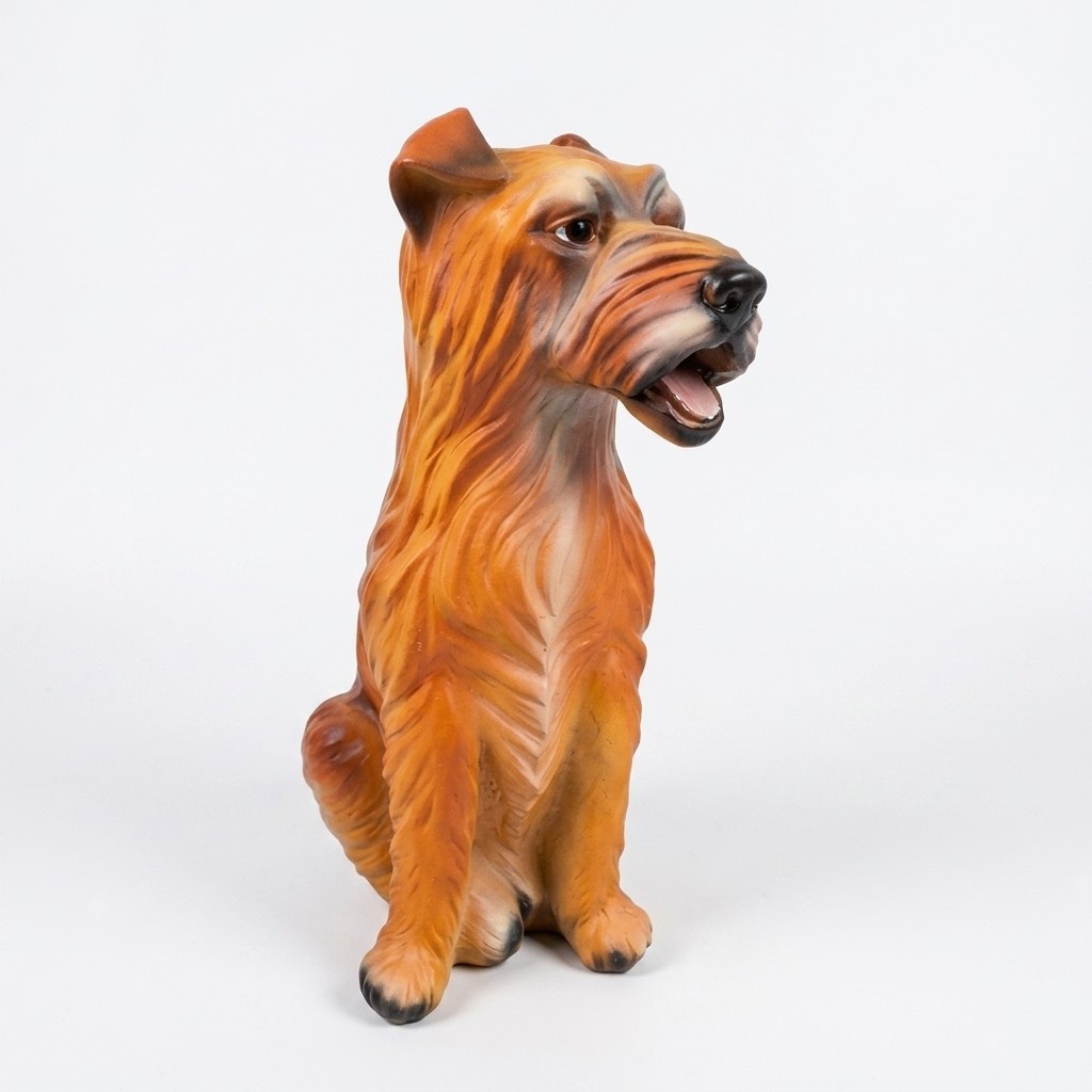 Deko Figur Statue Skulptur 40 cm Figuren Statuen Skulpturen Garten Hund (A418)