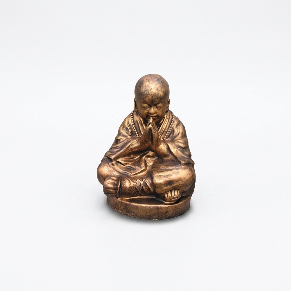 Deko Figur Statue Skulptur 49 cm Figuren Statuen Skulpturen Goldene Buddha (B16)
