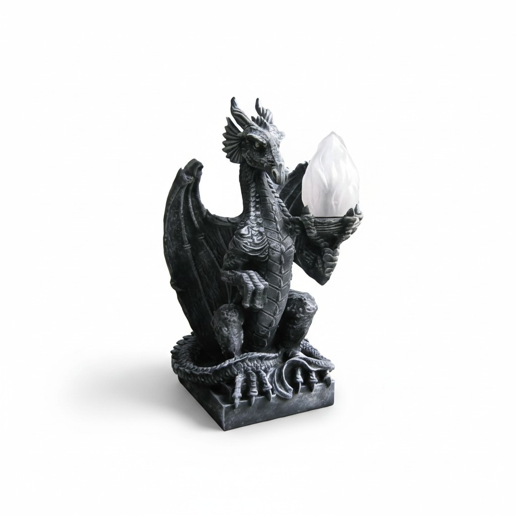 Deko Figur Statue Skulptur 50cm Figuren Statuen Skulpturen Drachen