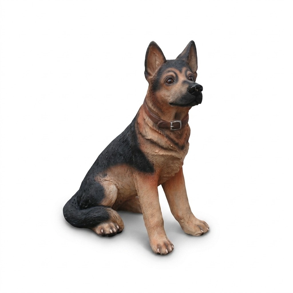 Deko Figur Statue Skulptur 27 cm FIguren Statuen Skulpturen (A117) Garten Hund