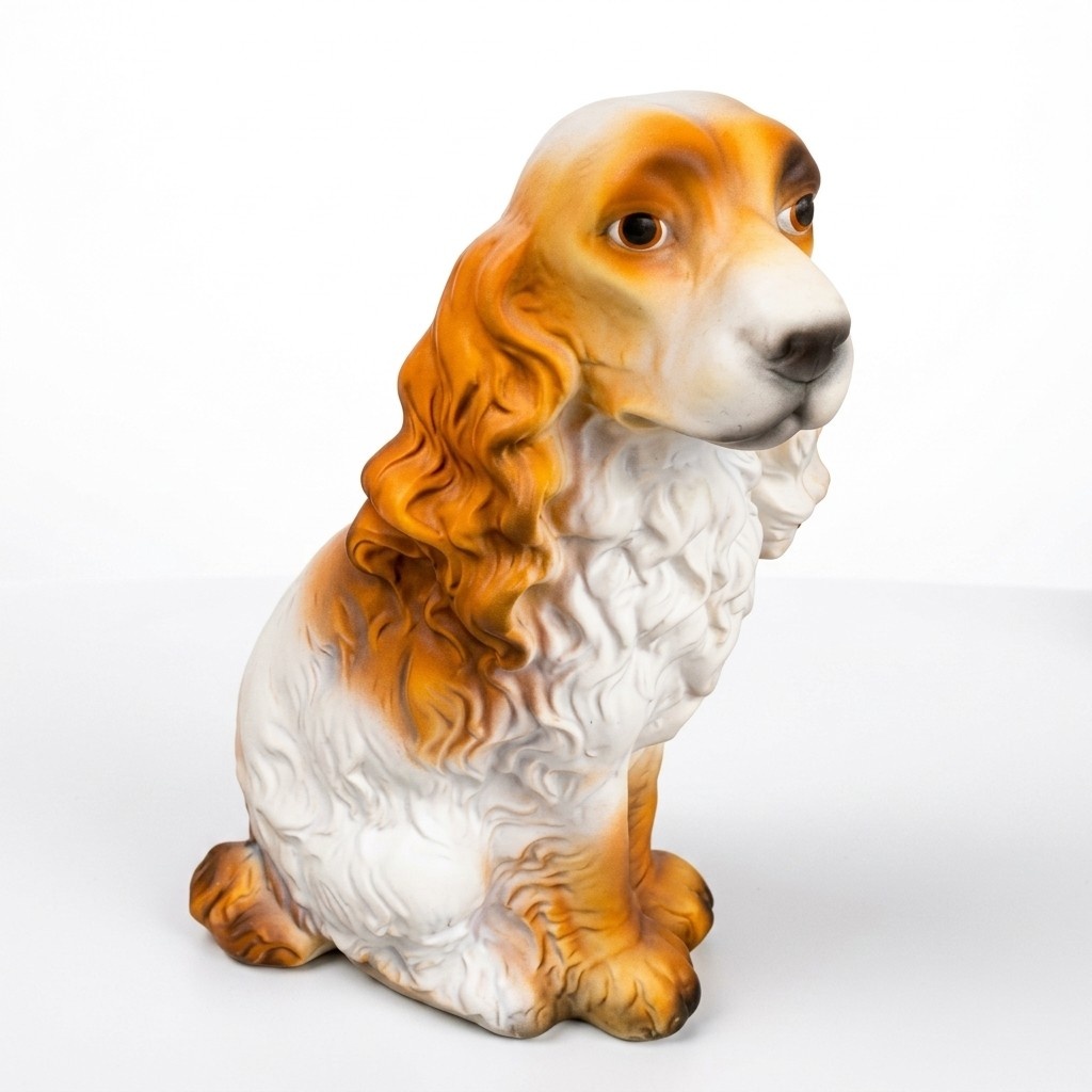 Deko Figur Statue Skulptur 38 cm FIguren Statuen Skulpturen Garten Hund (A19)