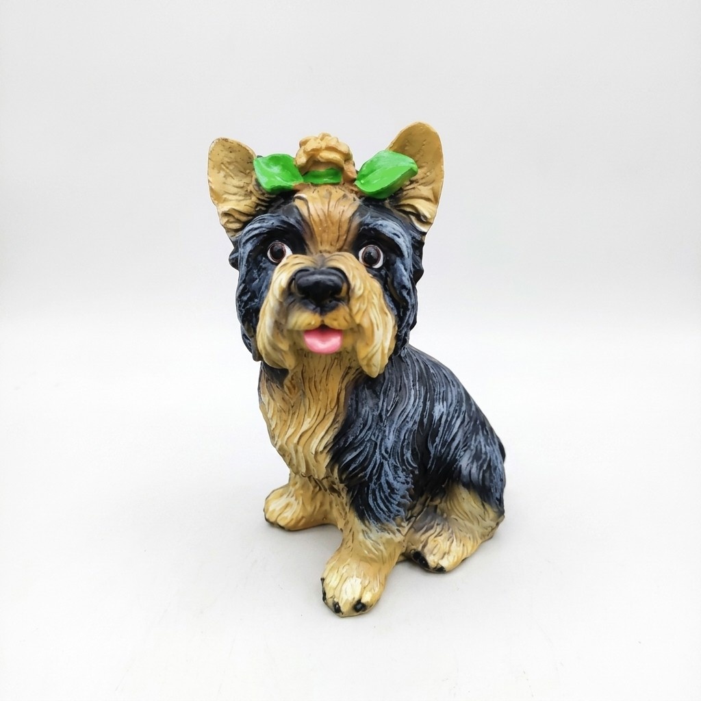 Deko Figur Statue Skulptur 36 cm Figuren Statuen Skulpturen Garten Hund (A324)