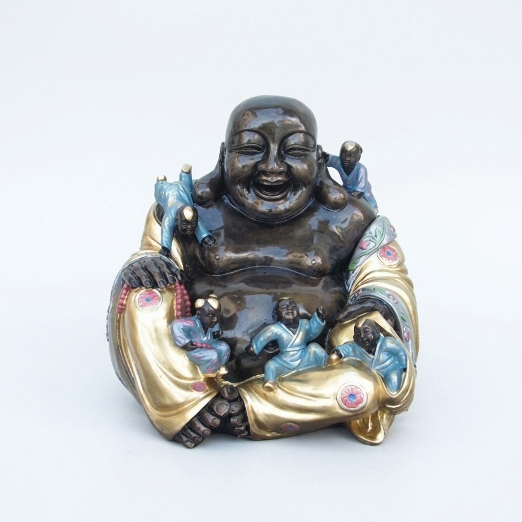 Deko Figur Statue Skulptur 43 cm Figuren Statuen Skulpturen Religeon Buddha (B7)