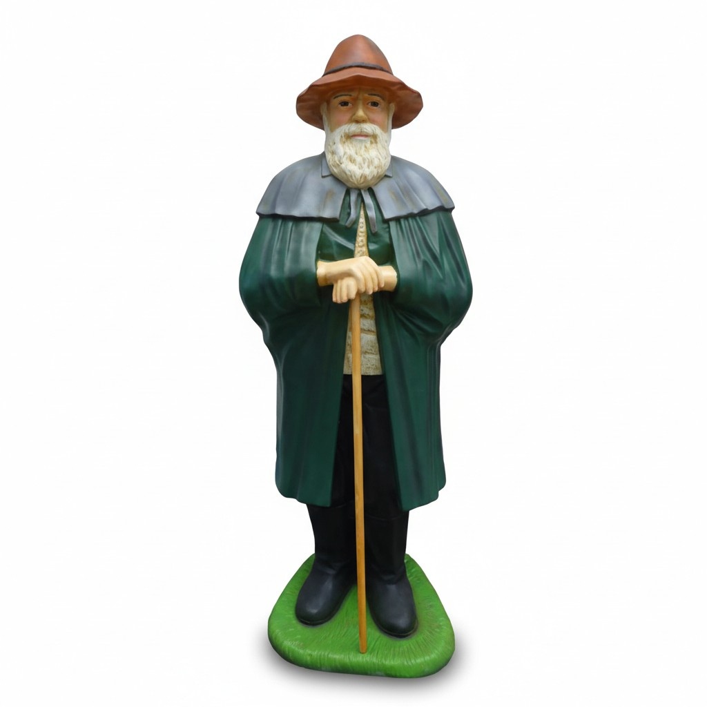 Deko Figur Statue Skulptur 170 cm FIguren Statuen Skulpturen Hirte Bayern Neu