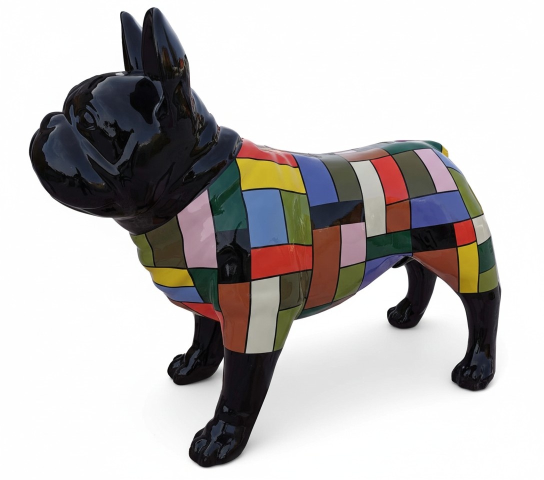 Deko Hund Figur Statue Skulptur 75cm Figuren Statuen Skulpturen Dekoration