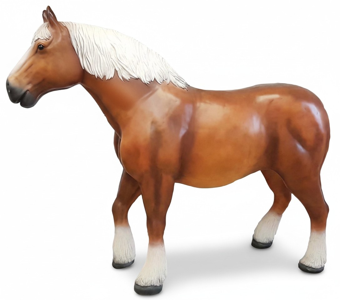Deko Pony Figur Statue Skulptur 300cm Figuren Statuen Skulpturen Pferd