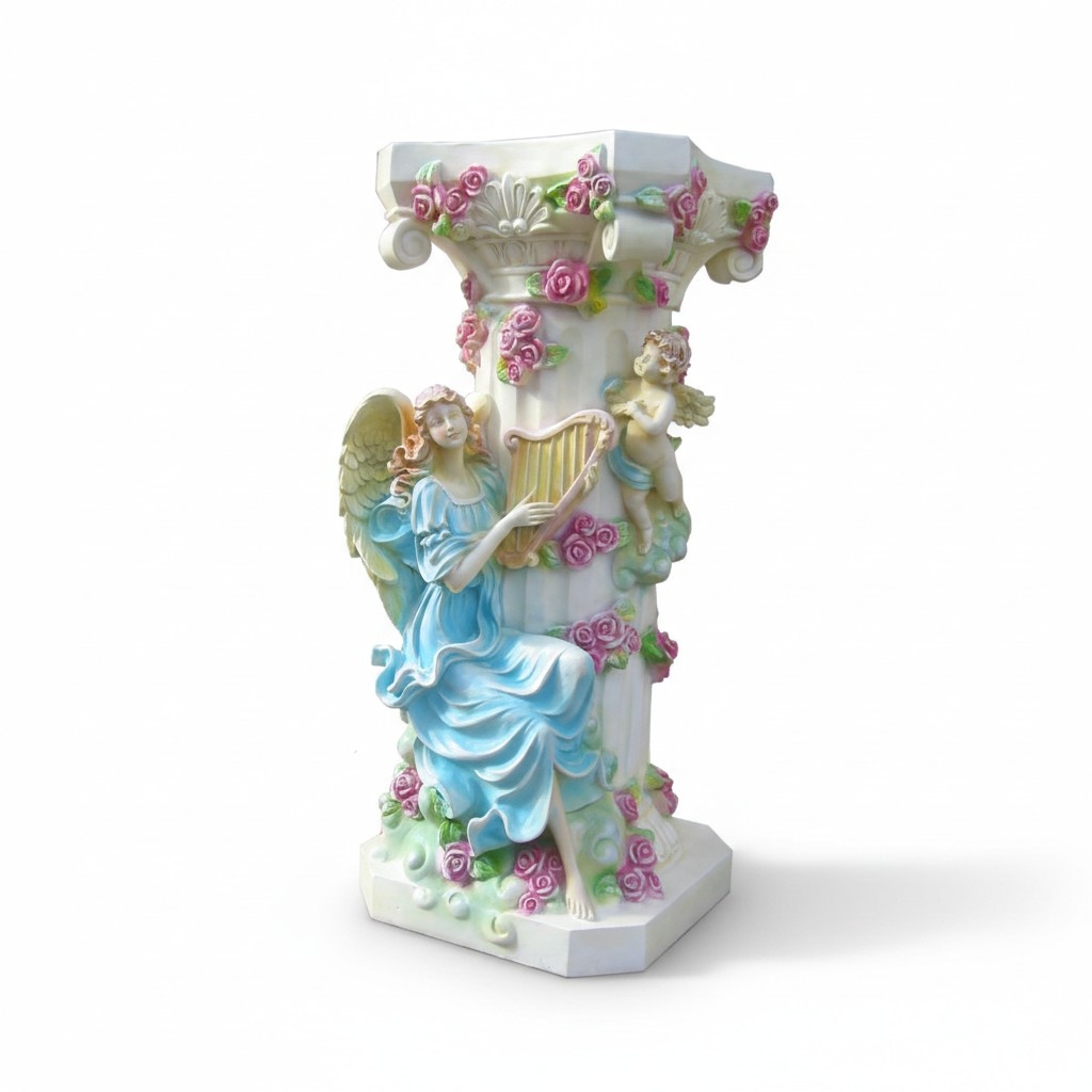 Deko Säule Figur Statue Skulptur 90 cm Figuren Statuen Skulpturen Neu