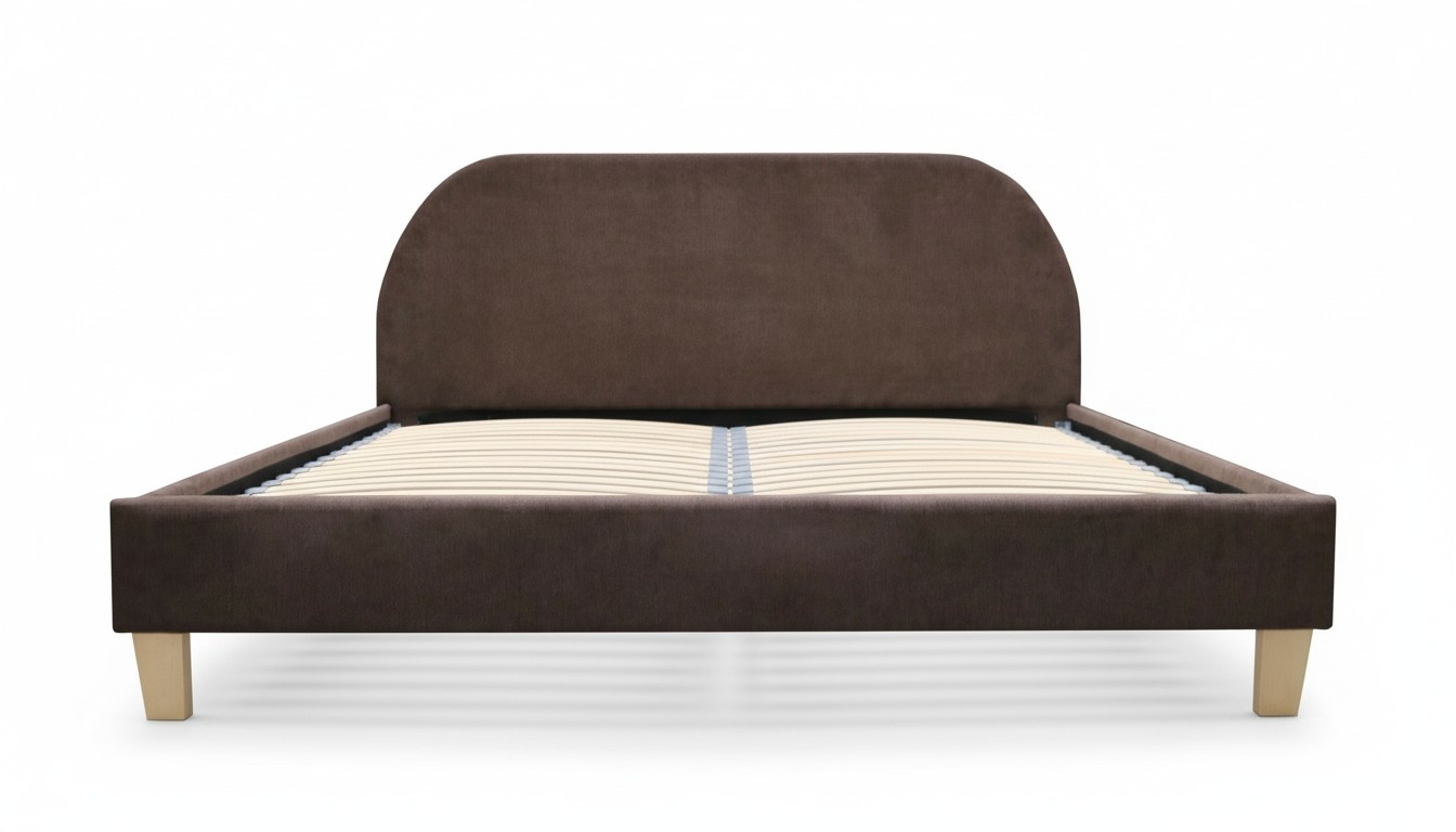 Luxus Textil Design Polster Betten Doppel Modernes Bett Ehe Exclusiv 160x200 cm