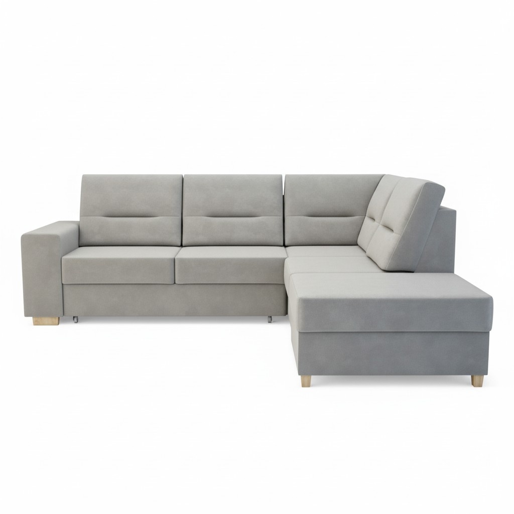 Design Ecksofa L-form Bettfunktion Couch Leder Textil Sofas Eckcouch Kasten Neu