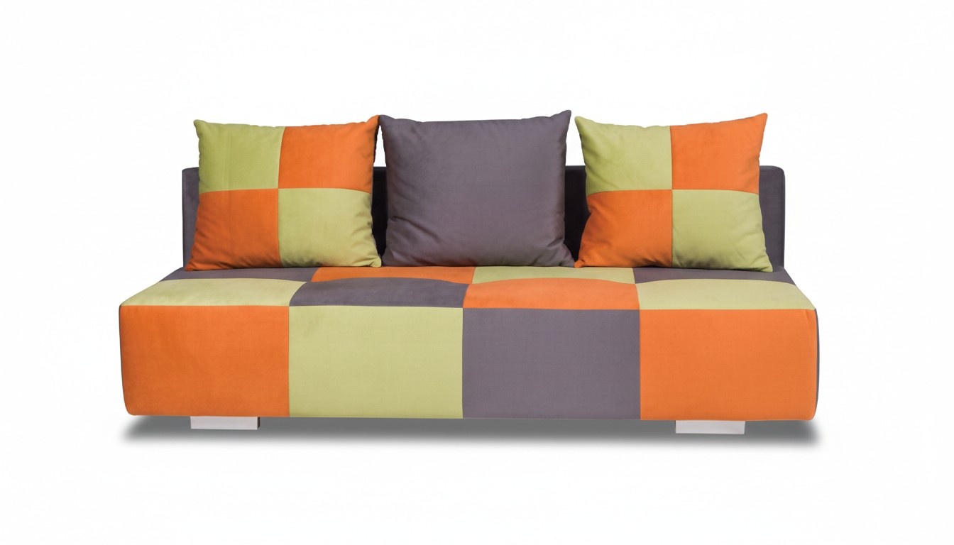 Design 3 Sitzer Relax Sofas Sofa Textil Polster Couch Stoff Schlafsofa Schlaf