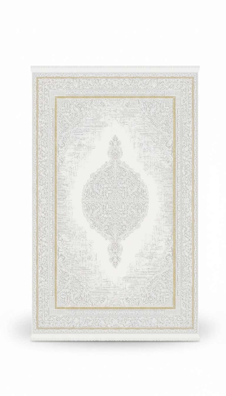 Design Abstrakt Teppiche Teppich Schlafzimmer 160x230 Luxus Art-Deco-Stil Gelb