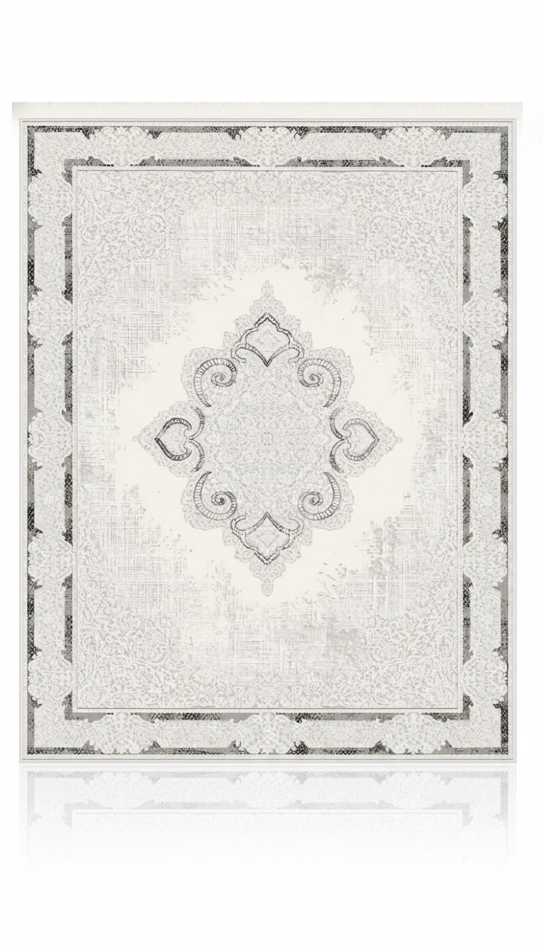 Design Abstrakt Teppiche Teppich Schlafzimmer 160x230 Luxus Art-Deco-Stil Grau