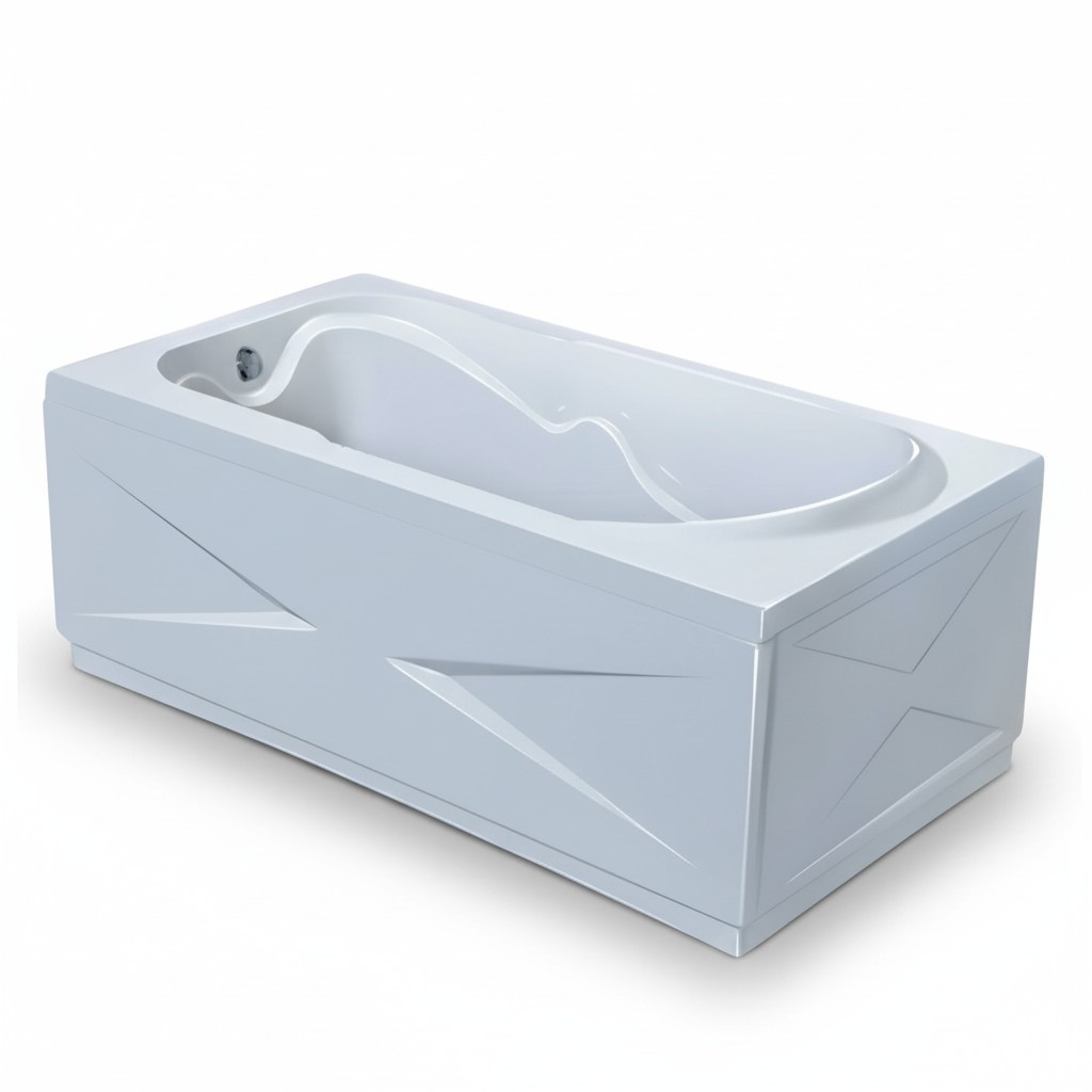 Design-Badewanne Acrylwanne Luxuswanne Wanne Relaxwanne Komfortwanne 130x71 cm