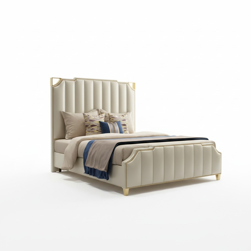 Design Bett Betten 180x200cm Dubai Doppel Hotel Holz Schlafzimmer Luxus Bett